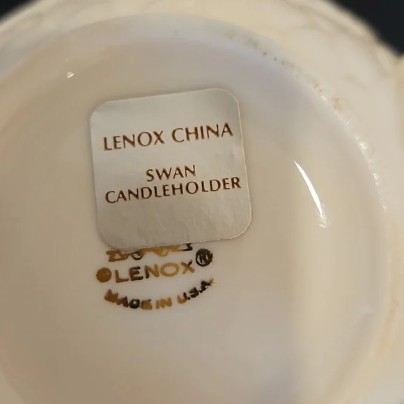 Lenox Swan Candleholders - Picture 8 of 8